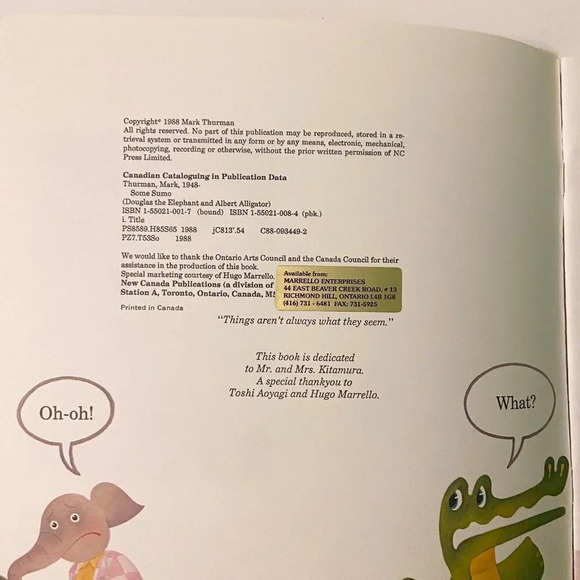 Vintage  1988 Douglas the Elephant and Albert Alligator Some Sumo Mark Thurman - Picture 6 of 13